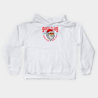 Merry Christmas with Santa Kids Hoodie